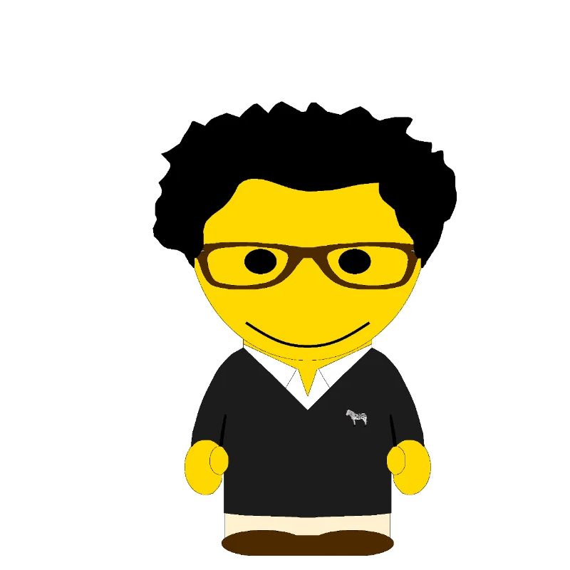 GEEKLEY avatar lunettes pull col V noir