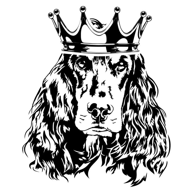 COCKER SPANIEL Crown Dog Dogs Wilsigns