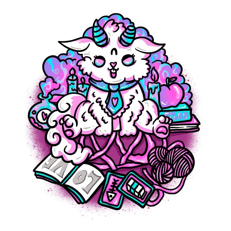 Demons Cat Summoning Cute Cat Devil