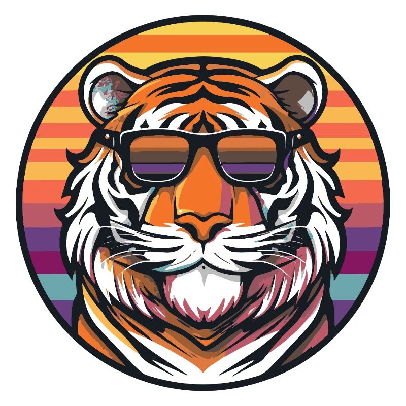 Tiger Comic Cool Été
