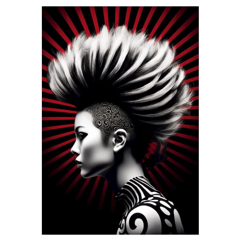 Fille mohawk