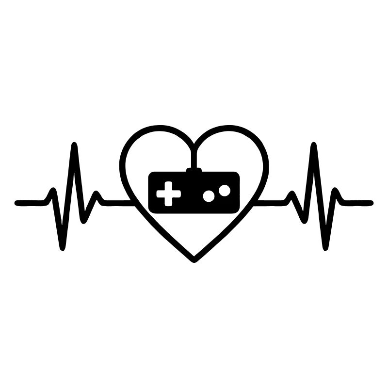 Herz Retro Videospiele Controller