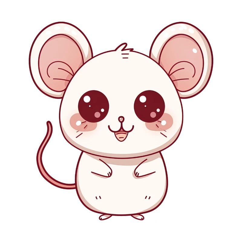 Mouse Gift Child, Chibi Style Mouse