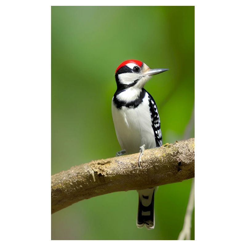 Pileated woodpecker red headed cool comic drawing