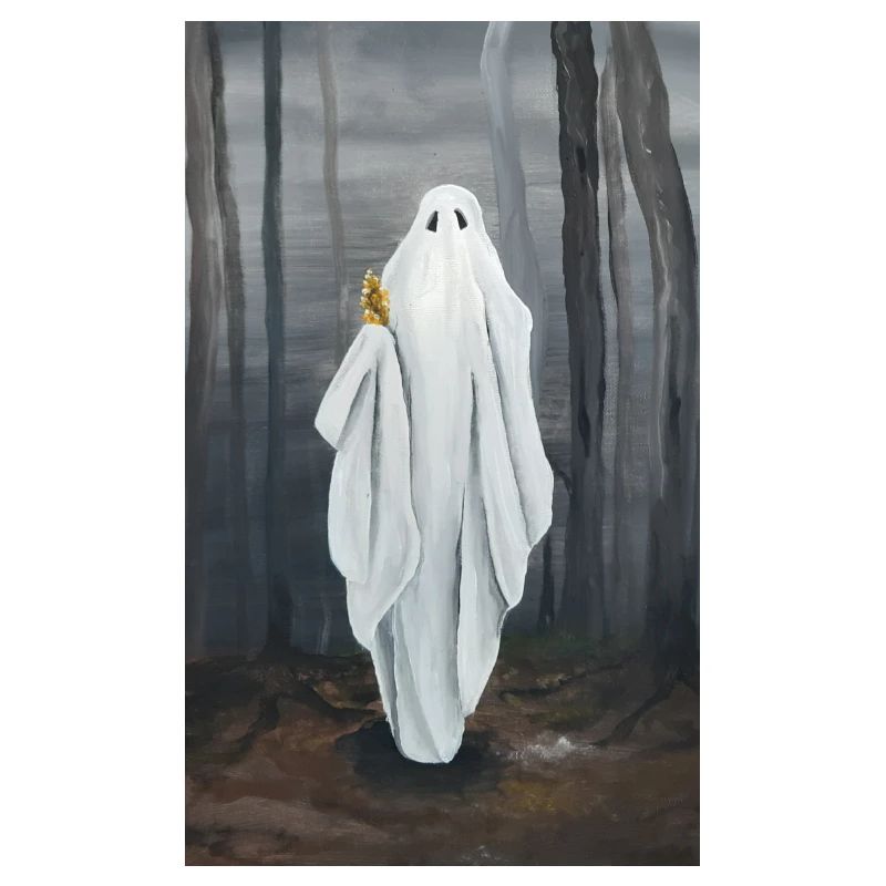 Gespenst mit Blümchen