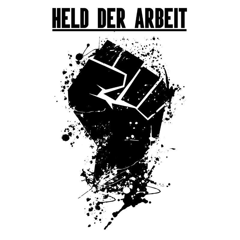 Held der Arbeit Faust Schwarz