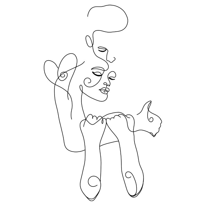 Cuddling Couple