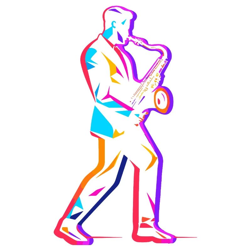 90s saxophone player