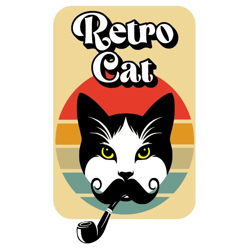 Retro cat