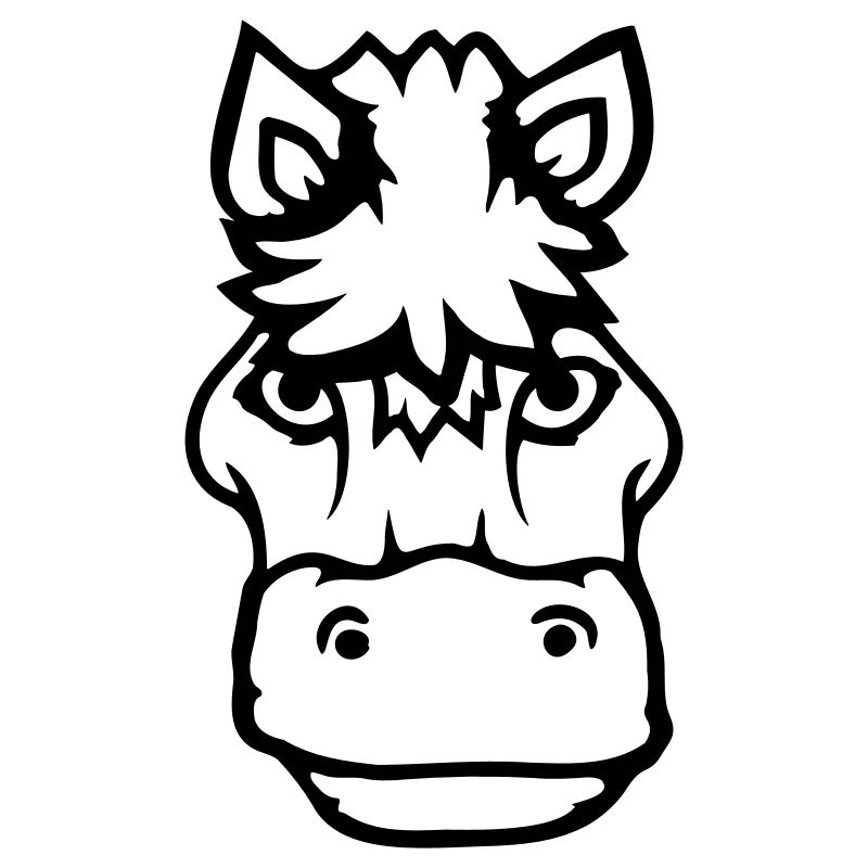 Pferd Süß Pony Fohlen Pferdemädchen Niedlich Comic