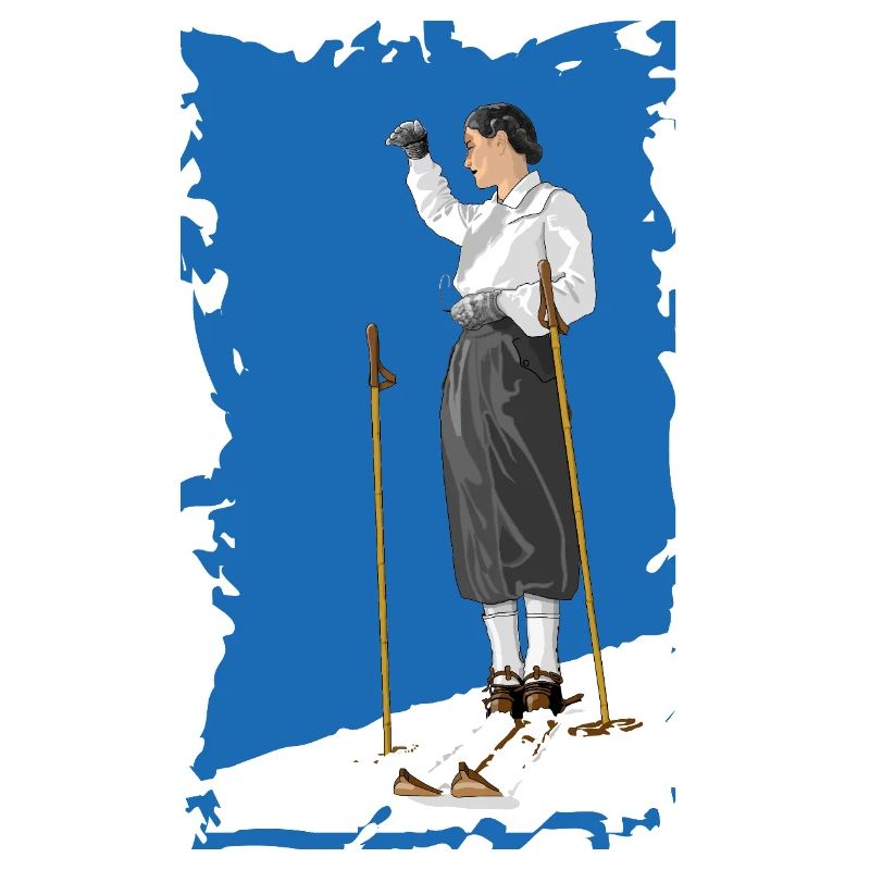 La mode du ski à l’ancienne