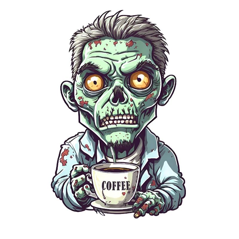 Kaffeemonster  - Koffein Zombie - Morgenmuffel