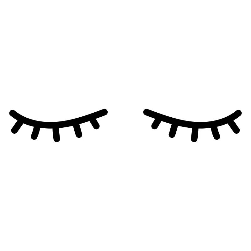 Closed eyes