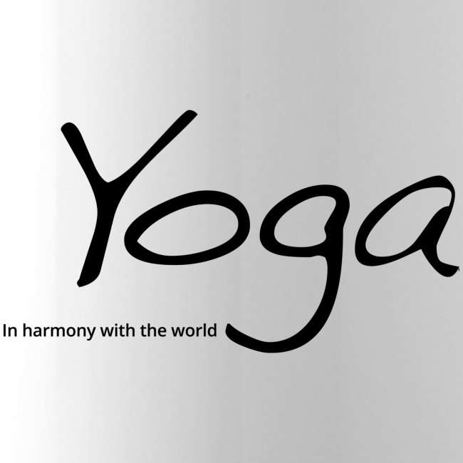 Yoga in harmony with the world (Black)