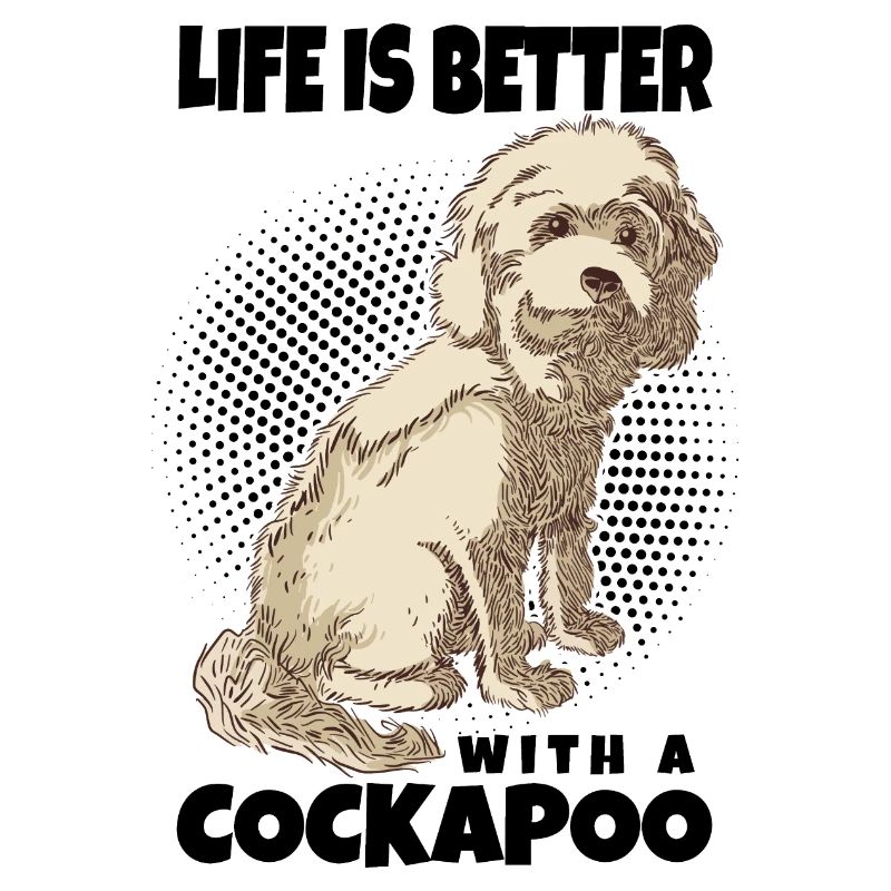 Cockapoo Hund Geschenkidee | Hunde Welpe Hündchen