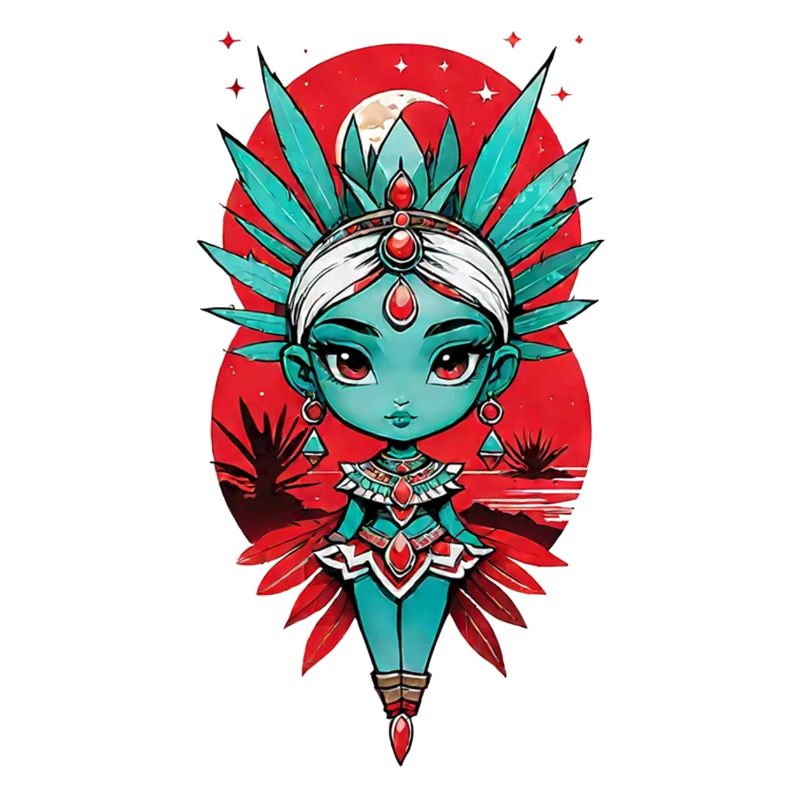 princesse indienne - aztek