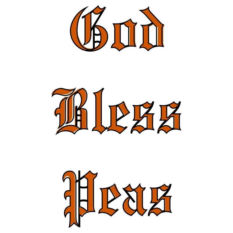 GodBlessPeas