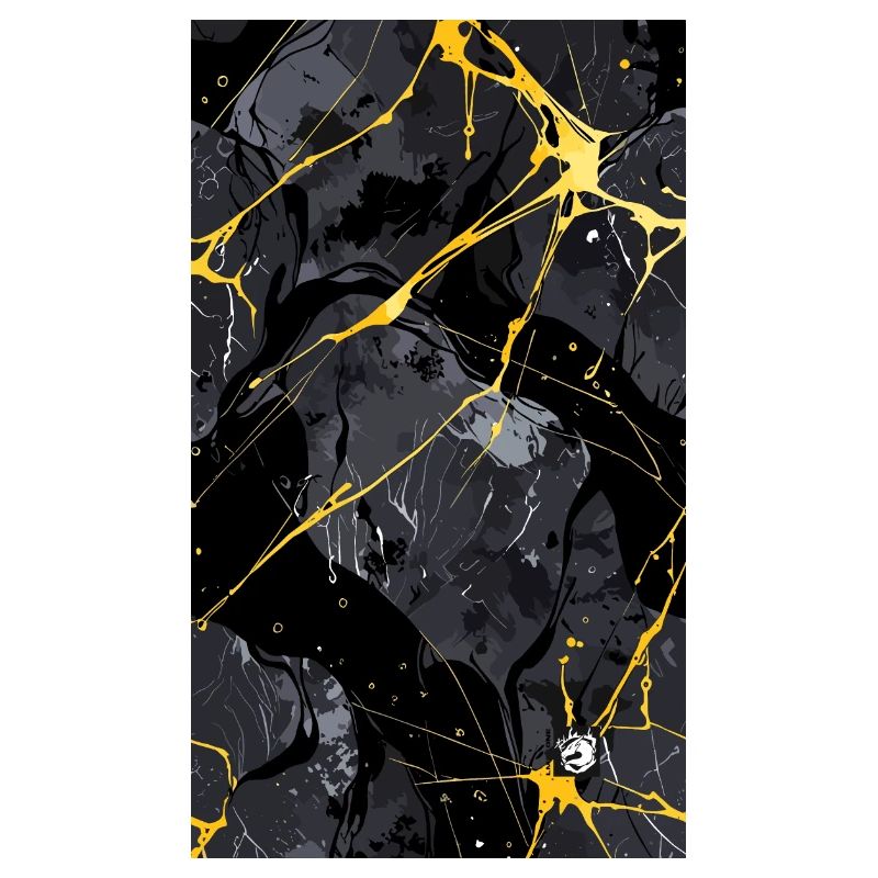 Marmor Marmor Granit schwarz und golden oder GF