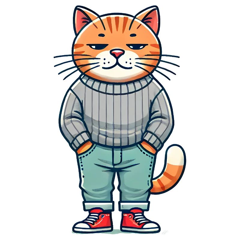 Drôle Chat Réfrigéré Amour Chats