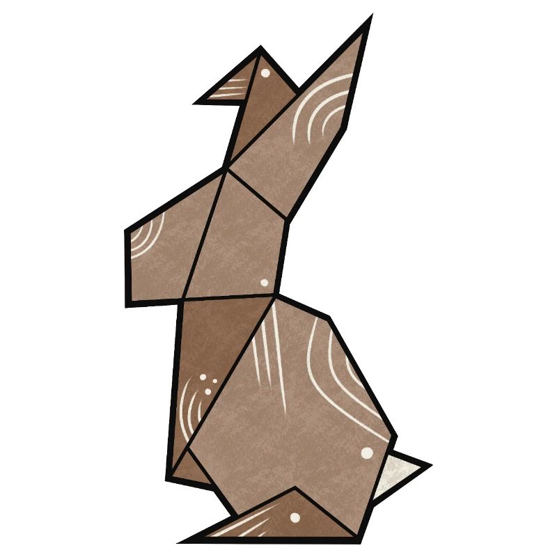 Origami Bunny Plain
