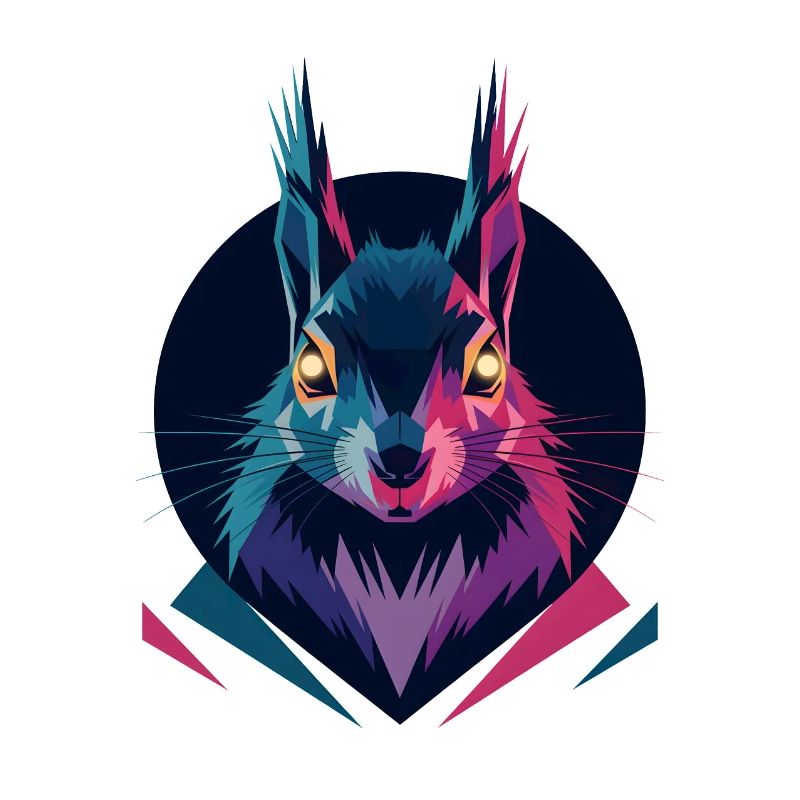 Low-poly Squirrel