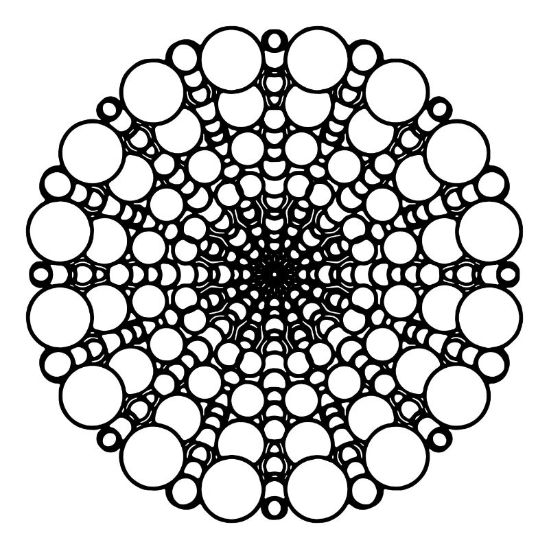 Geometric Mandala Circles Round Pattern Shape