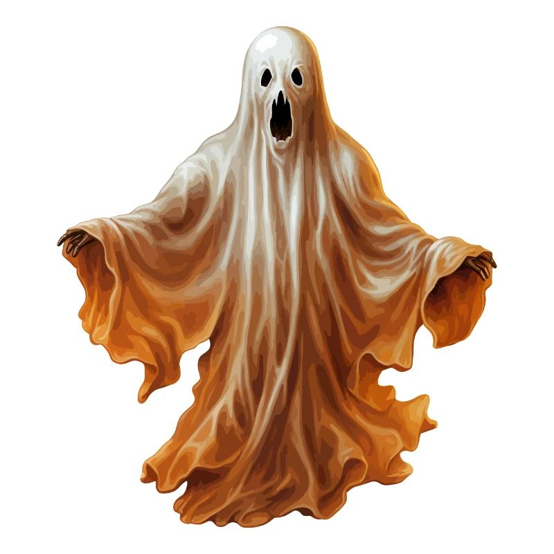 Gruseliger Halloween schwebender Horror Geist