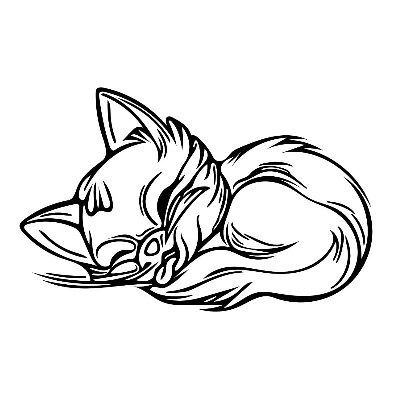 Cute cute sleeping kitten