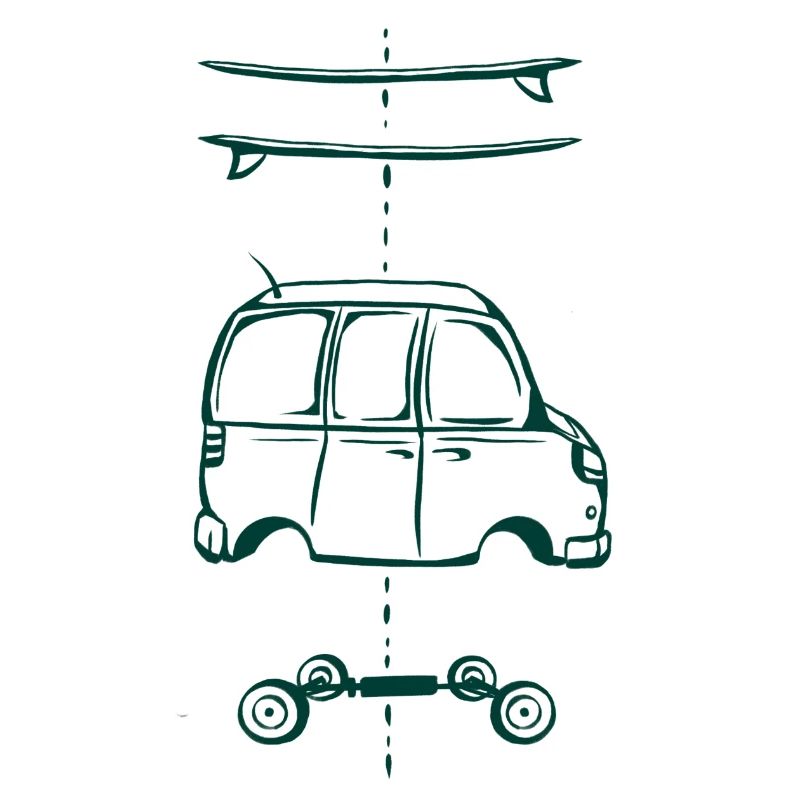 Camping Bus Construction Surfing