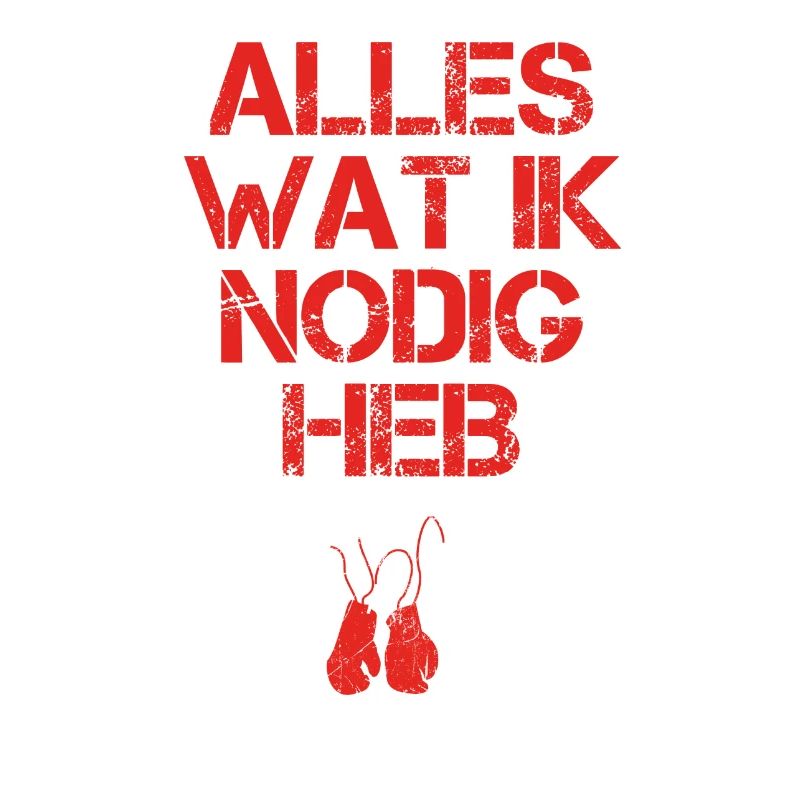 presentje wat ik nodig boxen boxer