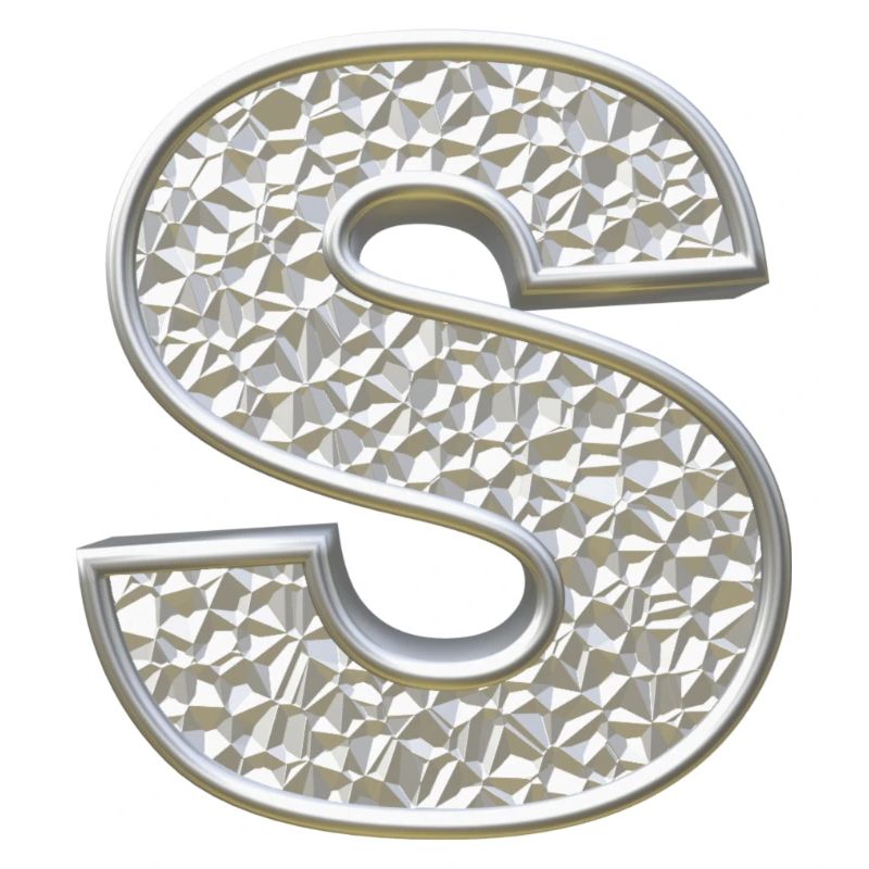 S, letter, initial, monogram,
