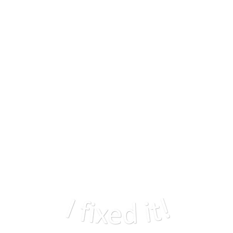I fixed it Apple, design drôle