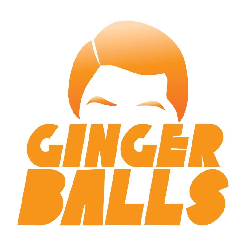 Ingwerkugeln mit dem lodernden roten Haar