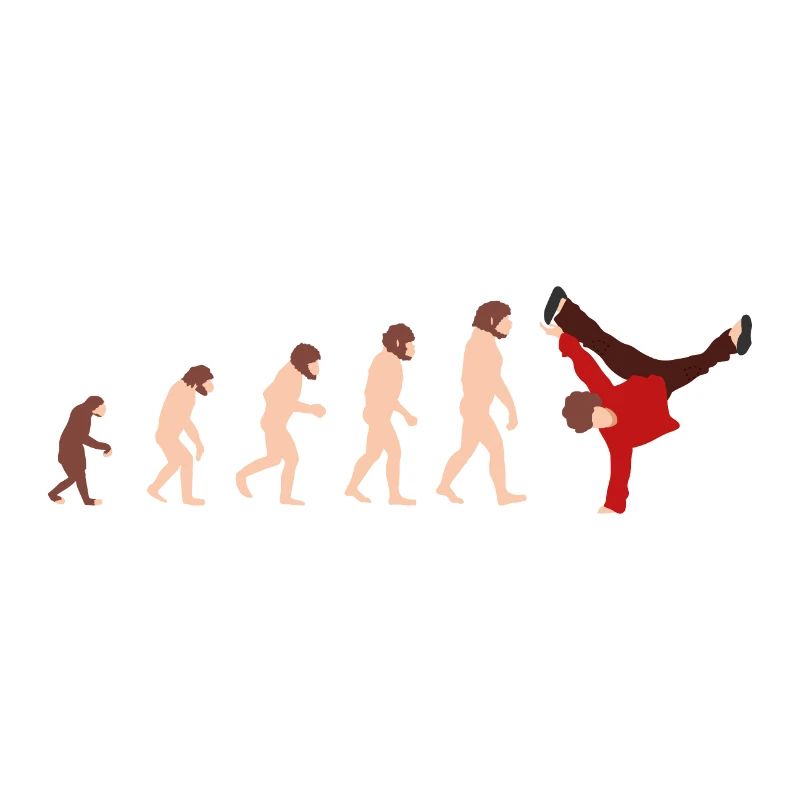 Evolution Breakdance Idée cadeau drôle
