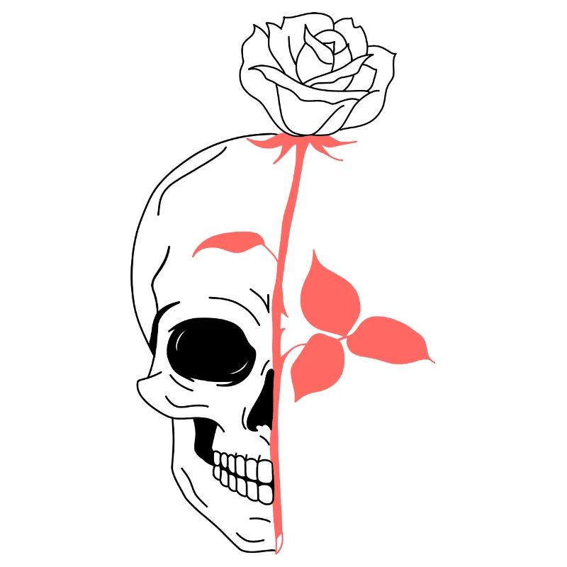 Pink skull skull