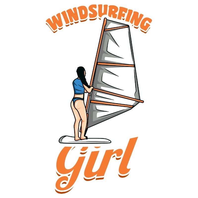 Fille Windsurfer