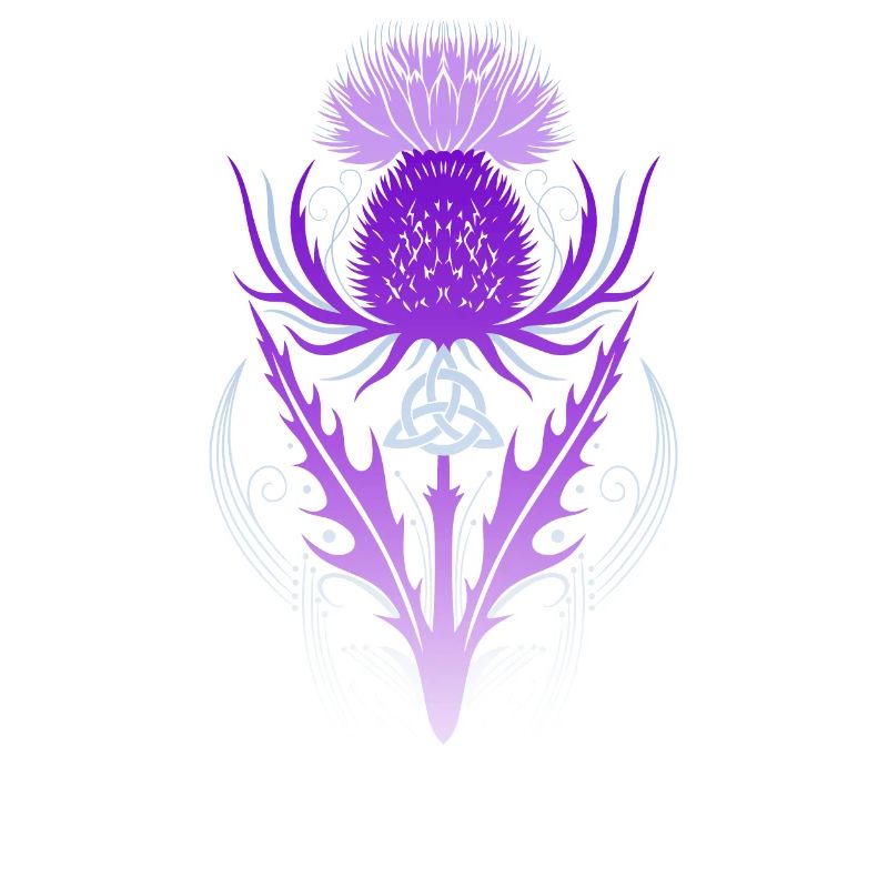 Distel mit Triquetra