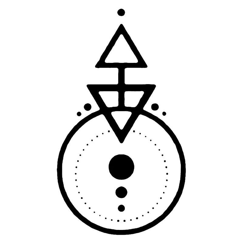 Black geometric design