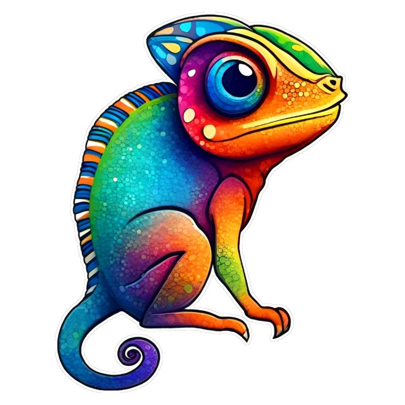 Mignon petit caméléon