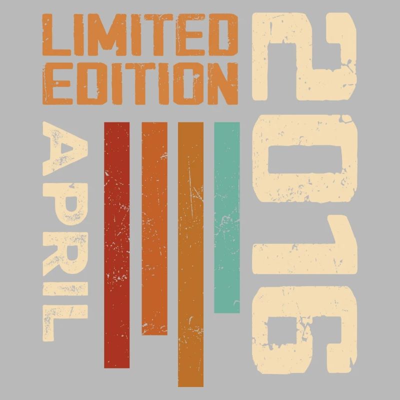 Geboren im April 2016, Geburtstagsgeschenk 2016 Retro