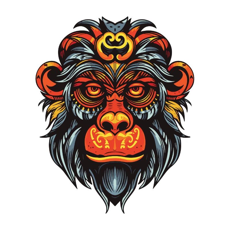 Monkey Portrait