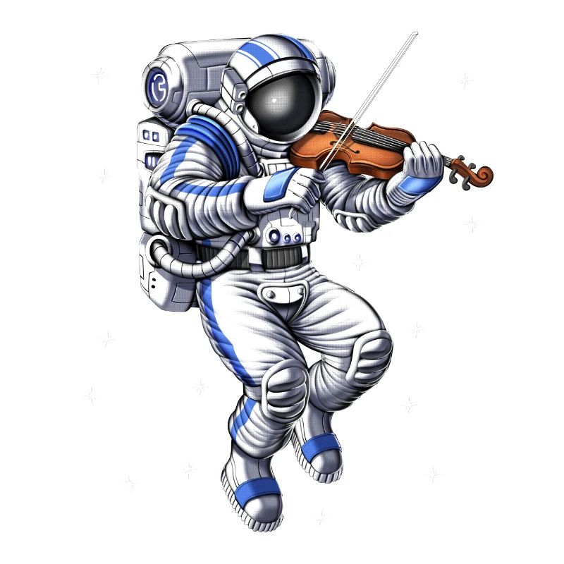 Astronaut Violin Player