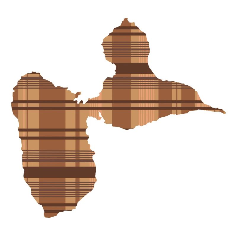 Tshirt gwada madrasse Marron