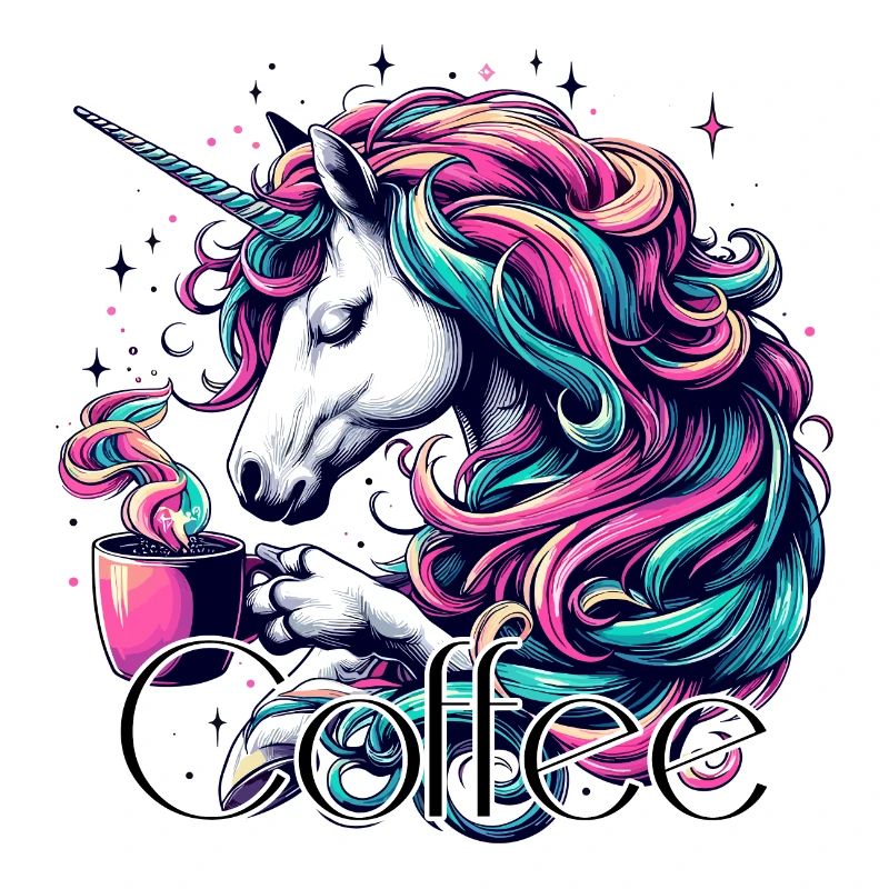 Einhorn Kaffee Geschenk