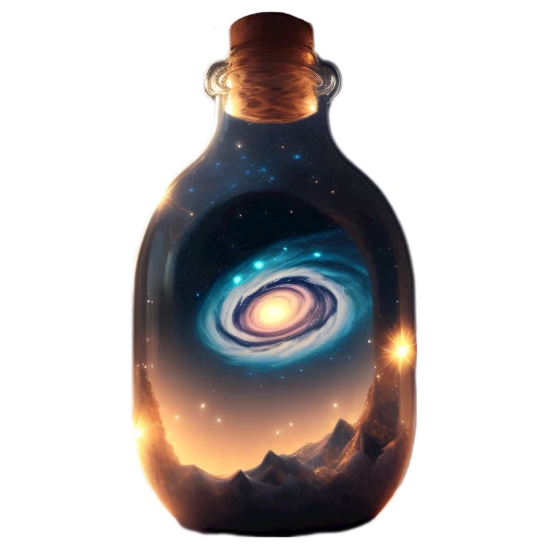 Die Milchstrasse in einer Flasche