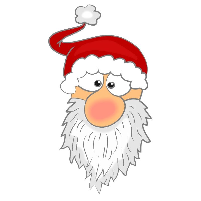 Visage du Père Noël