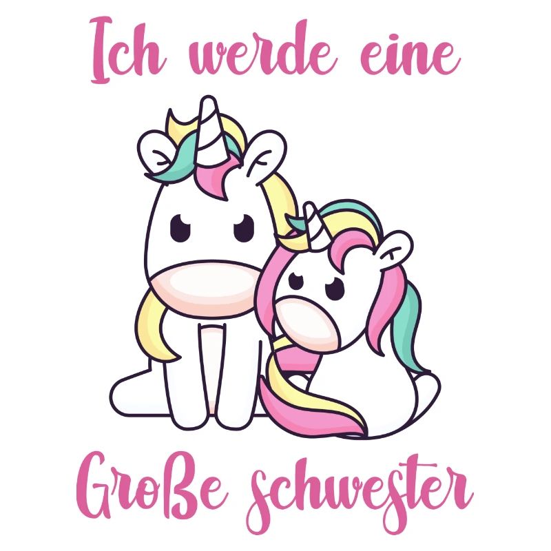 Ich werde eine Große Schwester Geschenk Baby