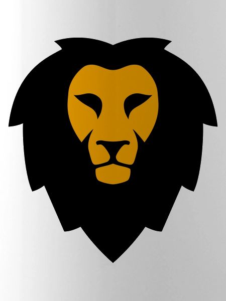 Löwe Maskottchen Logo