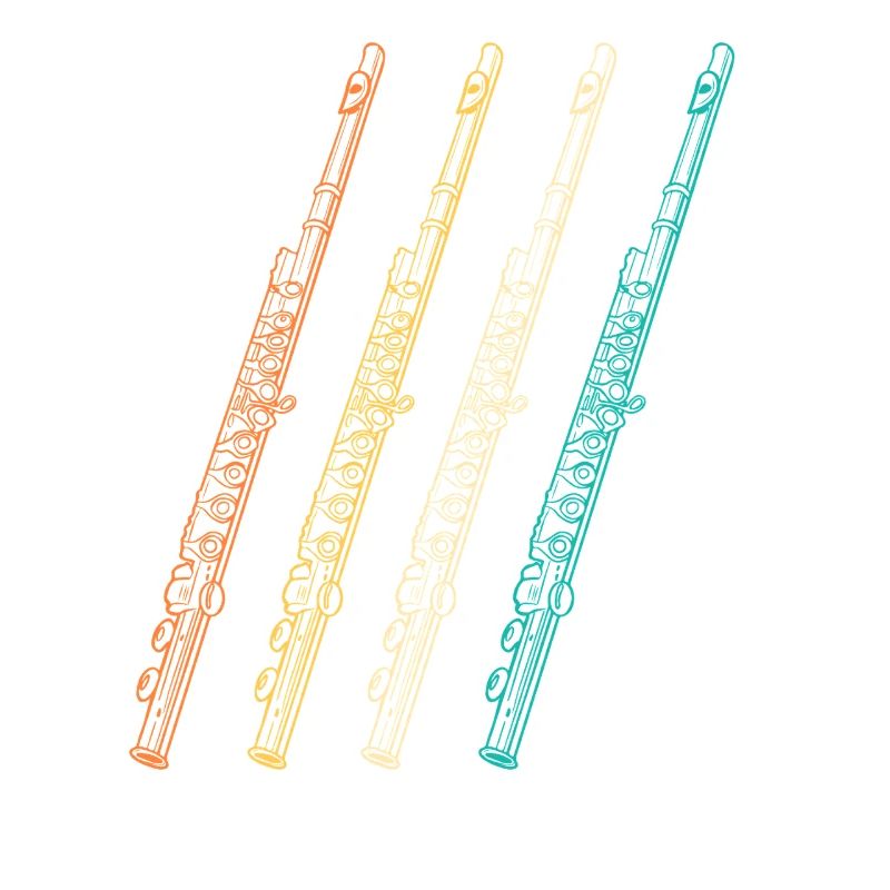 Flötist Evolution Querflöte