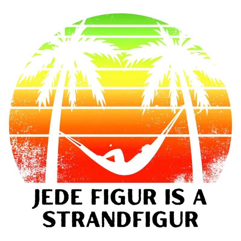 Strandfigur - bayerischer Spruch